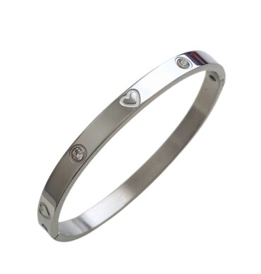 Brazalete Corazón & Cristal