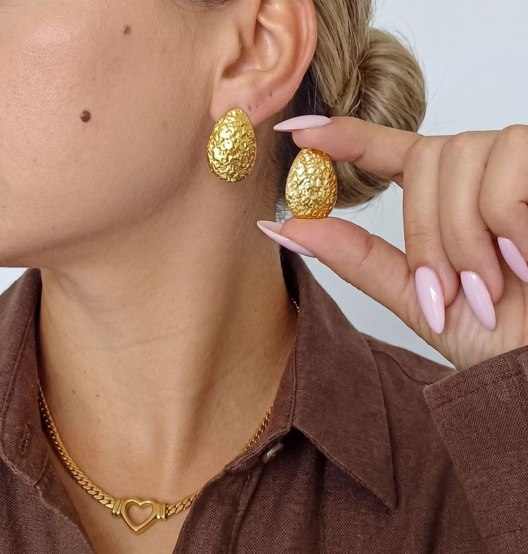 Aretes Gotas Talladas - Imagen 2