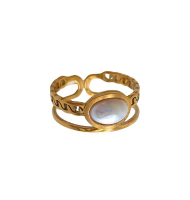 Anillo Perla Discreta