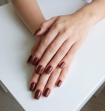Press-On Nails Moca Sofisticado