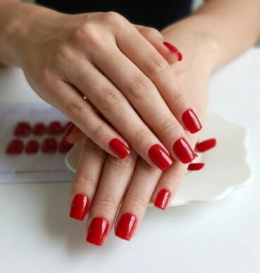 Press-On Nails Fresa Madura