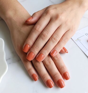 Press-On Nails Mandarina Terrosa