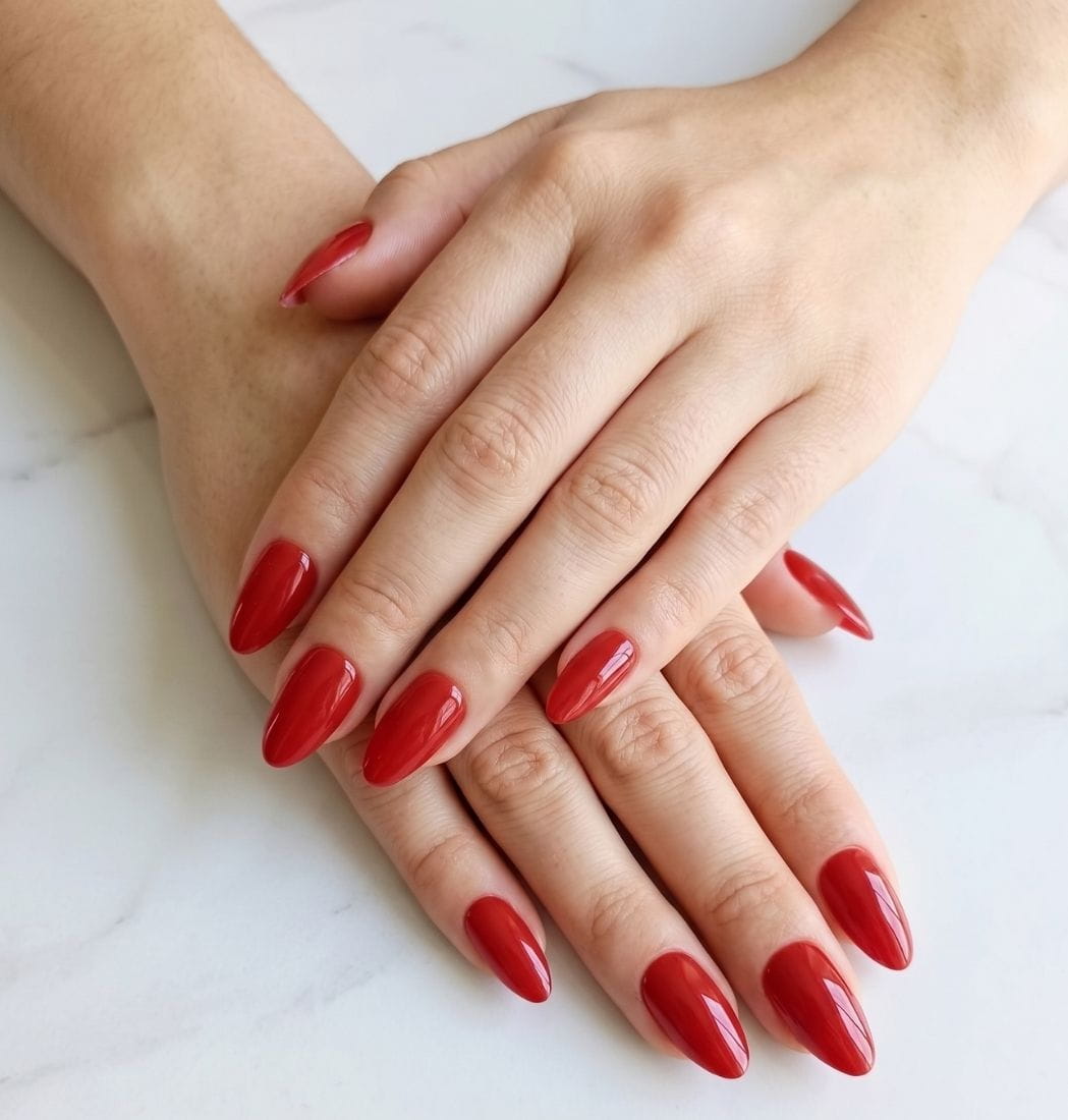 Press-On Nails Rojo Realeza