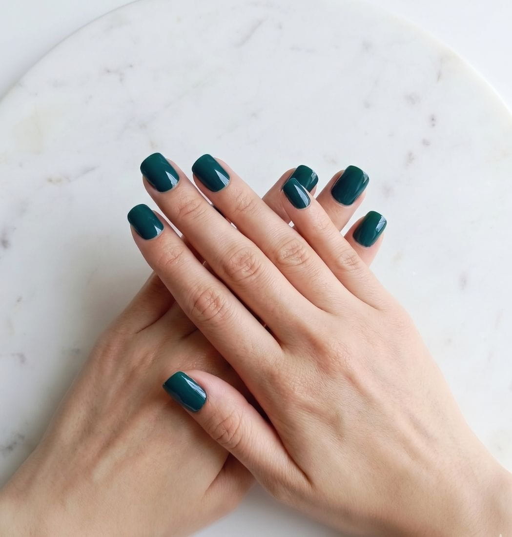 Press-On Nails Lujo Emeralda - Imagen 3