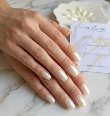 Press-On Nails Nieve Nacarada