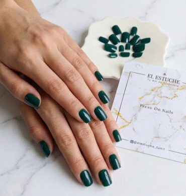 Press-On Nails Lujo Emeralda