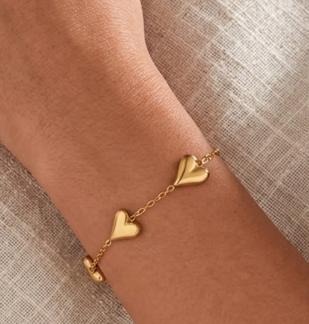 Collar & Pulsera Corazones - Imagen 4
