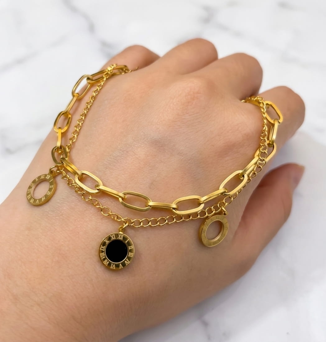 Pulsera Cadenas Dúo - Imagen 4