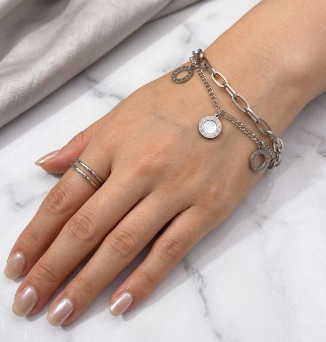 Pulsera Cadenas Dúo - Imagen 3
