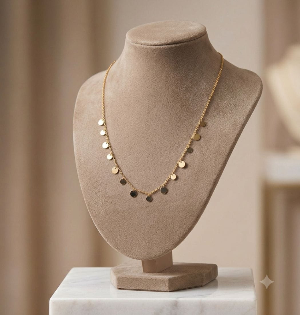 Collar Lunares Dorados - Imagen 3