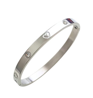 Brazalete Corazón & Cristal