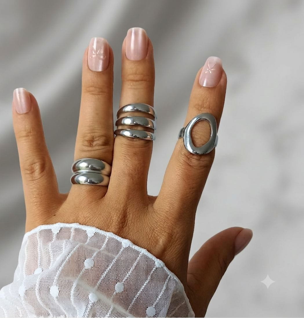 Anillos Plata Llamativa - Imagen 4