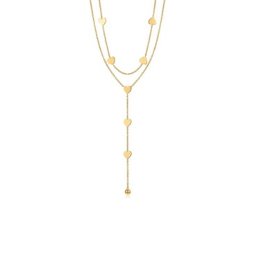 Collar Corazones en Capas