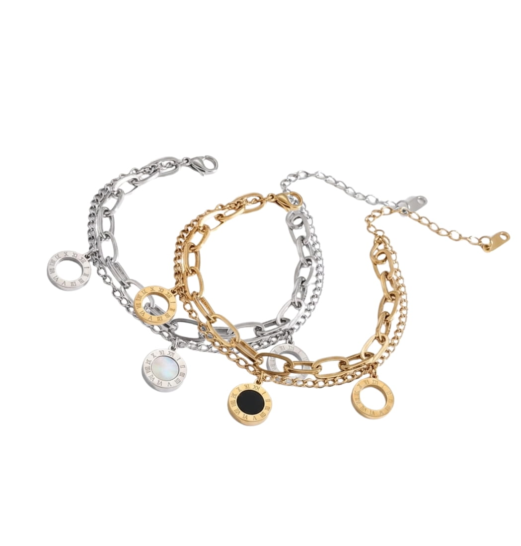 Pulsera Cadenas Dúo