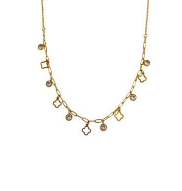 Collar Clover Cristal