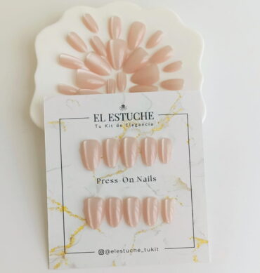 Press-On Nails Rosa Ojo de Gato